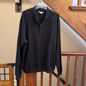 NICE! Cutter & Buck XL Mens Pullover 1/4 Zip Black